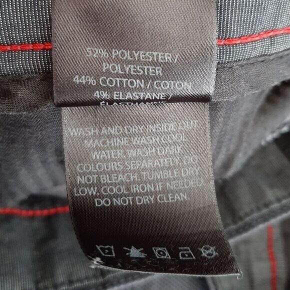 REACTION Kenneth Cole Chino Regular Fit Pants Grey Men's Sz 38 - Picture 11 of 11